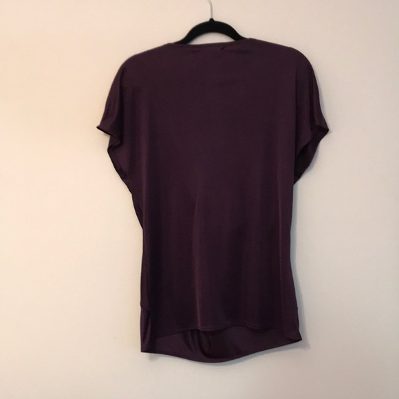 Calvin Klein Dressy Purple Top - Picture 4 of 6